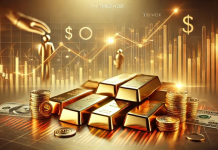 Giá vàng cao nhất mọi thời đại nhờ tỷ giá USD và lợi suất trái phiếu cùng giảm